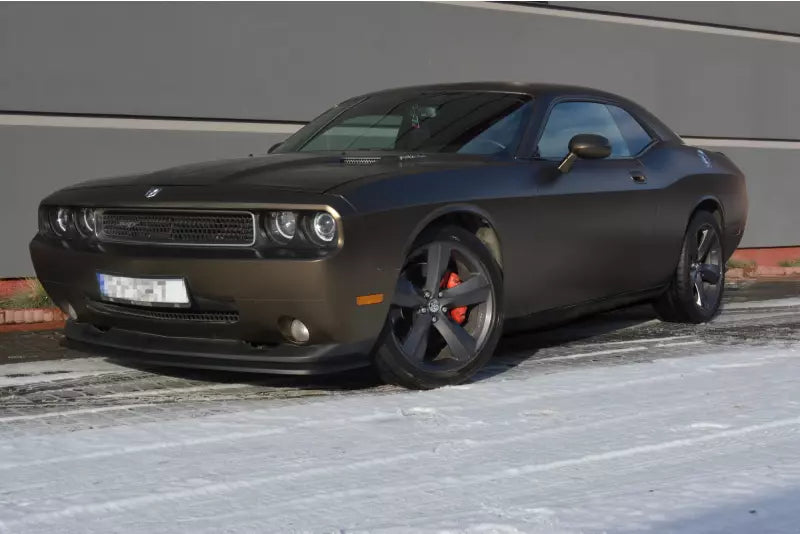 Maxton Design Frontlippe für Dodge Challenger Mk3 SRT8 Coupe Hochglanz schwarz – Ansicht 2