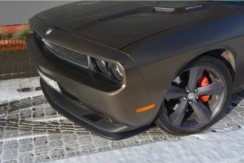 Maxton Design Frontlippe für Dodge Challenger Mk3 SRT8 Coupe Hochglanz schwarz – Ansicht 3