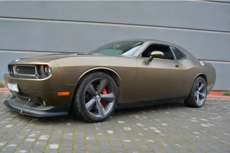Maxton Design Street Pro Frontlippe für Dodge Challenger Mk3 SRT8 Coupe Hochglanz schwarz – Ansicht 4