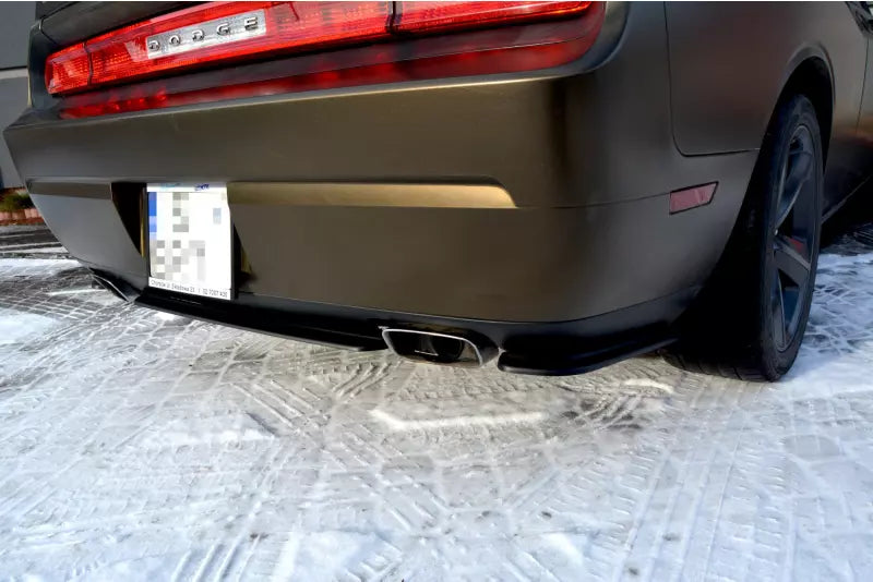 Maxton Design Diffusor Flaps für Dodge Challenger Mk3 SRT8 Coupe Hochglanz schwarz – Ansicht 2