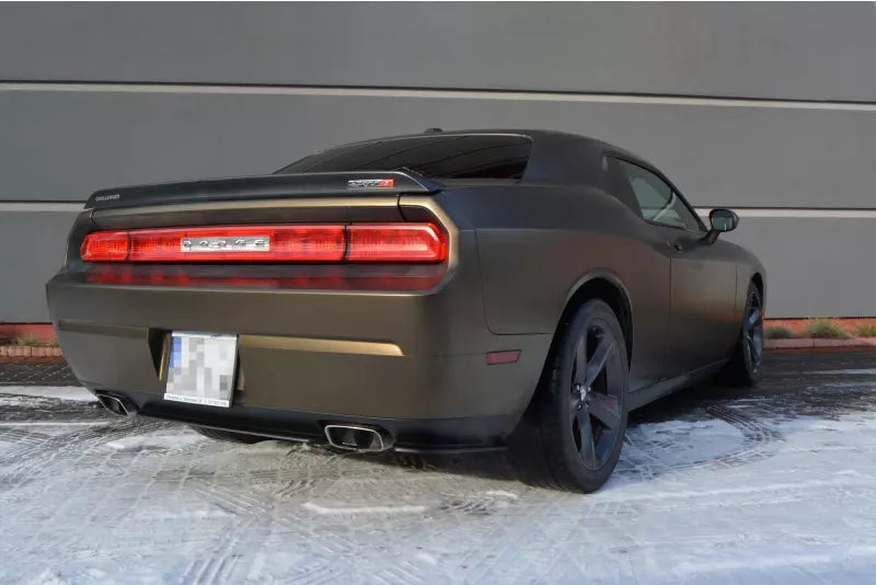 Maxton Design Diffusor Flaps für Dodge Challenger Mk3 SRT8 Coupe Hochglanz schwarz – Ansicht 3