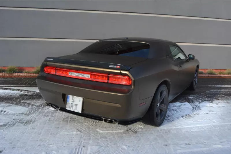 Maxton Design Diffusor Flaps für Dodge Challenger Mk3 SRT8 Coupe Hochglanz schwarz – Ansicht 4