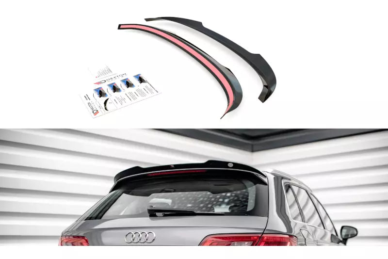 Maxton Design Heckspoiler Lippe für Audi A3 Sportback 8V Hochglanz schwarz – Ansicht 2