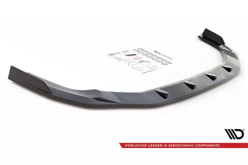 Maxton Design Frontlippe V.2 für Audi RS3 8Y Hochglanz schwarz – Ansicht 4