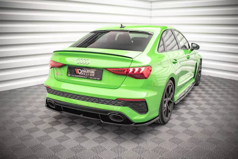Maxton Design Heckdiffusor für Audi RS3 Limousine 8Y Hochglanz schwarz – Ansicht 1