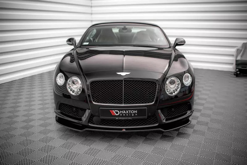 Maxton Design Frontlippe V.1 für Bentley Continental GT V8 S Mk2 Hochglanz schwarz – Ansicht 2