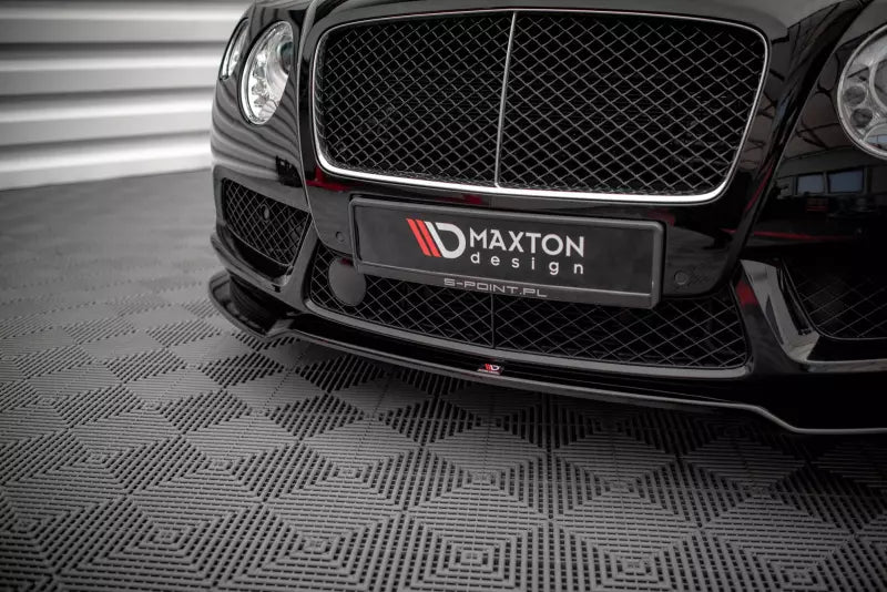 Maxton Design Frontlippe V.1 für Bentley Continental GT V8 S Mk2 Hochglanz schwarz – Ansicht 3