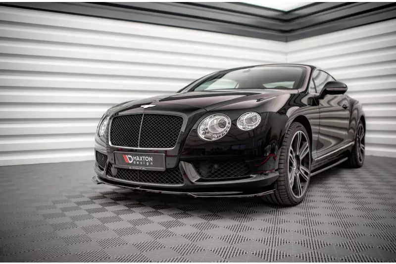 Maxton Design Frontlippe V.2 für Bentley Continental GT V8 S Mk2 Hochglanz schwarz – Ansicht 1