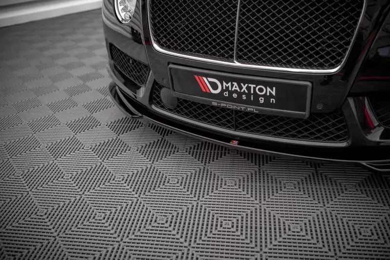 Maxton Design Frontlippe V.2 für Bentley Continental GT V8 S Mk2 Hochglanz schwarz – Ansicht 3