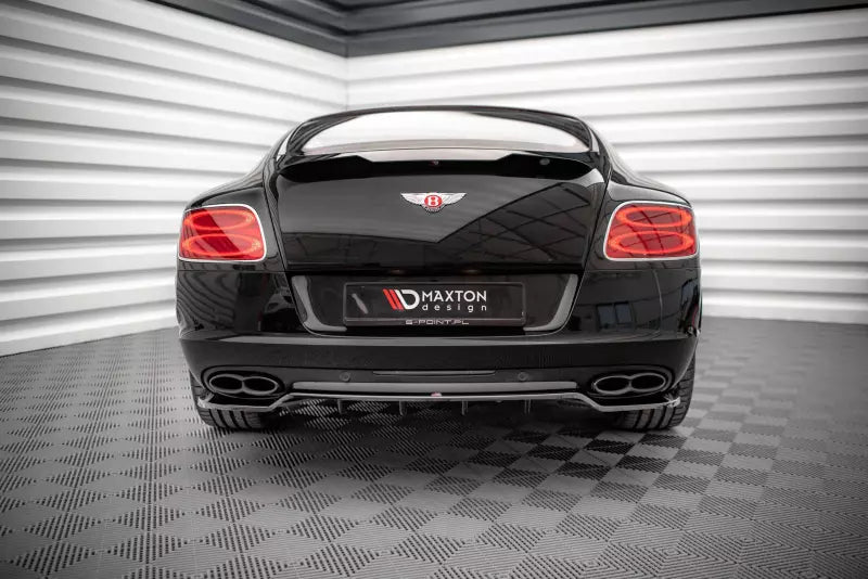 Maxton Design Heckdiffusor DTM Look für Bentley Continental GT V8 S Mk2 Hochglanz schwarz – Ansicht 3