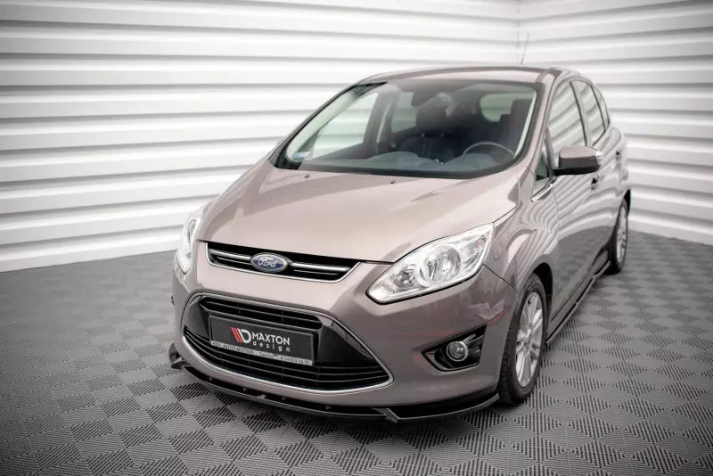 Maxton Design Frontlippe für Ford C-Max Mk2 Hochglanz schwarz – Ansicht 1