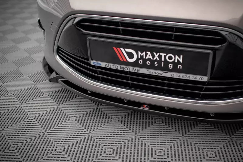 Maxton Design Frontlippe für Ford C-Max Mk2 Hochglanz schwarz – Ansicht 3