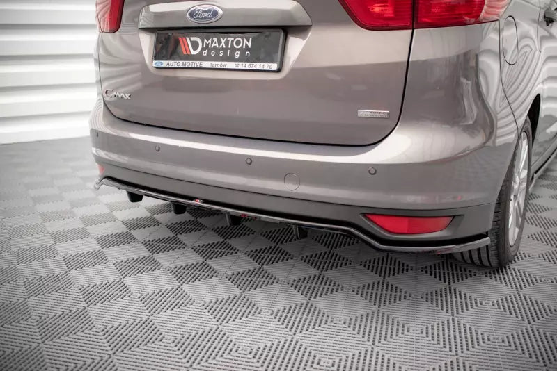 Maxton Design Heckdiffusor DTM Look für Ford C-Max Mk2 Hochglanz schwarz – Ansicht 1