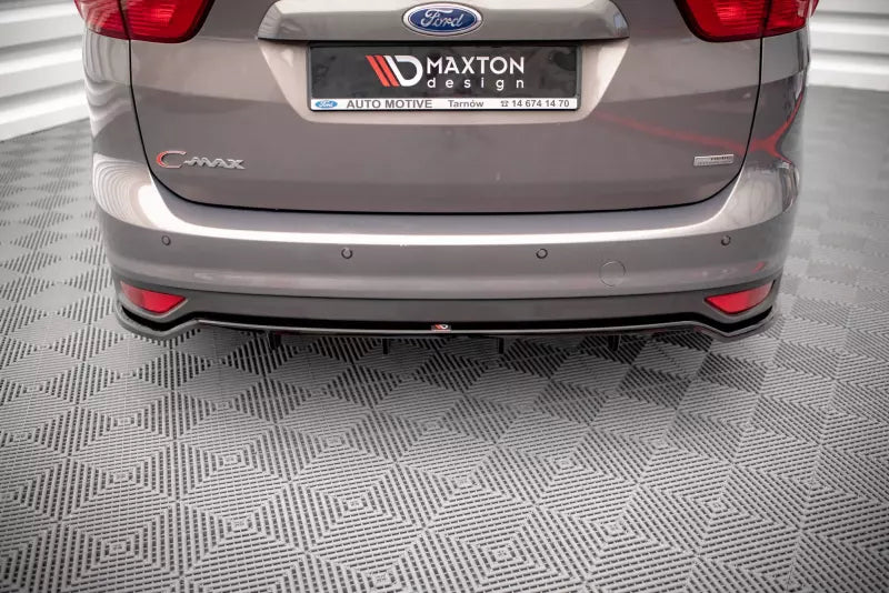 Maxton Design Heckdiffusor DTM Look für Ford C-Max Mk2 Hochglanz schwarz – Ansicht 2