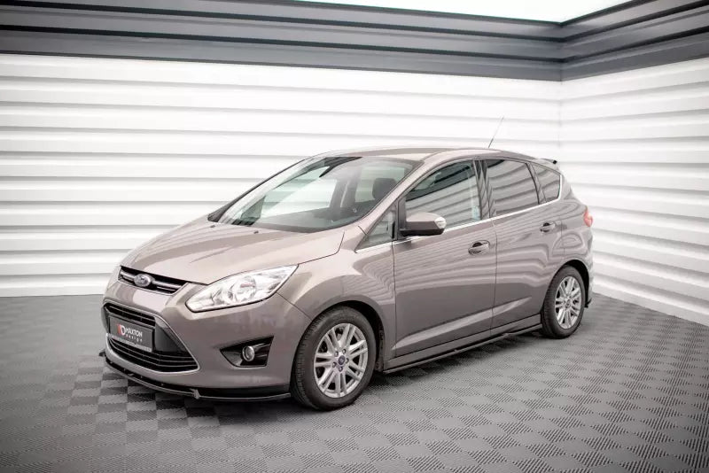 Maxton Design Seitenschweller (Paar) für Ford C-Max Mk2 Hochglanz schwarz – Ansicht 3