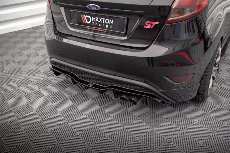 Maxton Design Heckdiffusor für Ford Fiesta ST (5 Türer) Mk7 Facelift Hochglanz schwarz – Ansicht 2