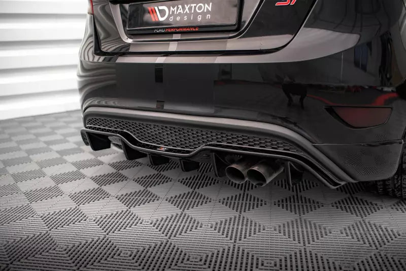 Maxton Design Heckdiffusor für Ford Fiesta ST (5 Türer) Mk7 Facelift Hochglanz schwarz – Ansicht 3