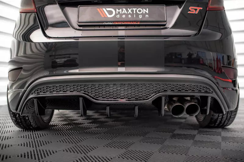 Maxton Design Heckdiffusor für Ford Fiesta ST (5 Türer) Mk7 Facelift Hochglanz schwarz – Ansicht 4