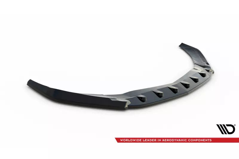 Maxton Design Frontlippe V.1 für Mercedes-Benz A45 Aero W176 Facelift Hochglanz schwarz – Ansicht 4