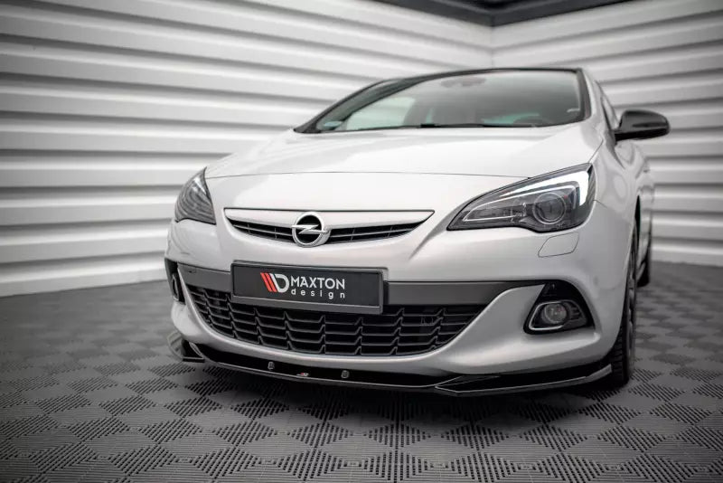 Maxton Design Frontlippe V.1 für Opel Astra GTC OPC-Line J Hochglanz schwarz – Ansicht 1