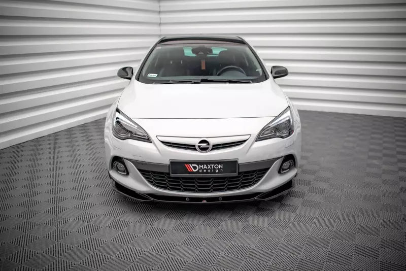 Maxton Design Frontlippe V.1 für Opel Astra GTC OPC-Line J Hochglanz schwarz – Ansicht 2