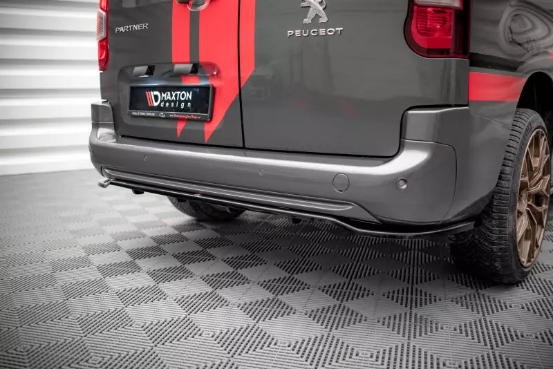 Maxton Design Heckdiffusor DTM Look für Peugeot Partner Mk3 Hochglanz schwarz – Ansicht 2