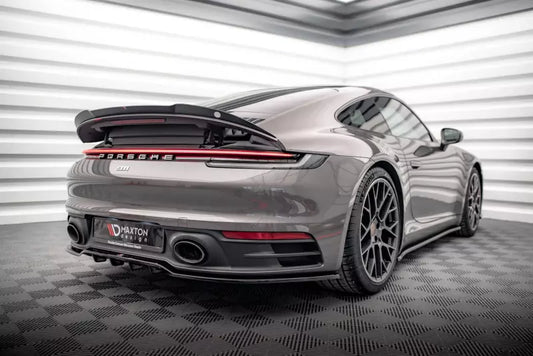 Maxton Design Heckdiffusor DTM Look für Porsche 911 Carrera 4S 992 Hochglanz schwarz – Ansicht 1