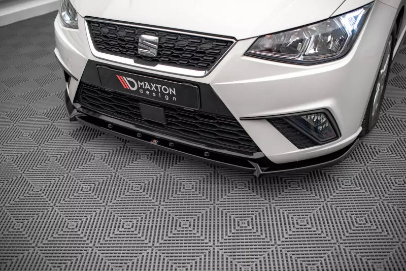Maxton Design Frontlippe V.1 für Seat Ibiza Mk5 Hochglanz schwarz – Ansicht 2