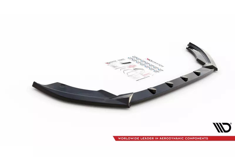 Maxton Design Frontlippe V.1 für Seat Ibiza Mk5 Hochglanz schwarz – Ansicht 3