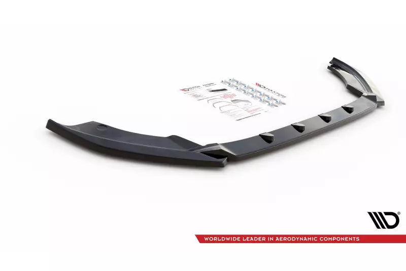 Maxton Design Frontlippe V.2 für Seat Ibiza Mk5 Hochglanz schwarz – Ansicht 3