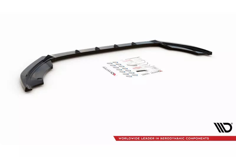 Maxton Design Frontlippe V.2 für Seat Ibiza Mk5 Hochglanz schwarz – Ansicht 4