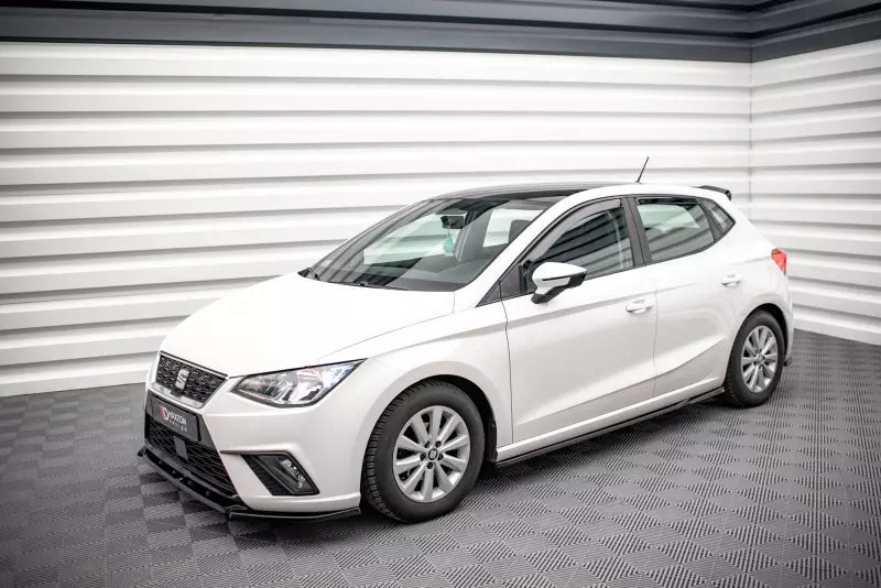 Maxton Design Seitenschweller (Paar) für V.2 für Seat Ibiza Mk5 Hochglanz schwarz – Ansicht 2