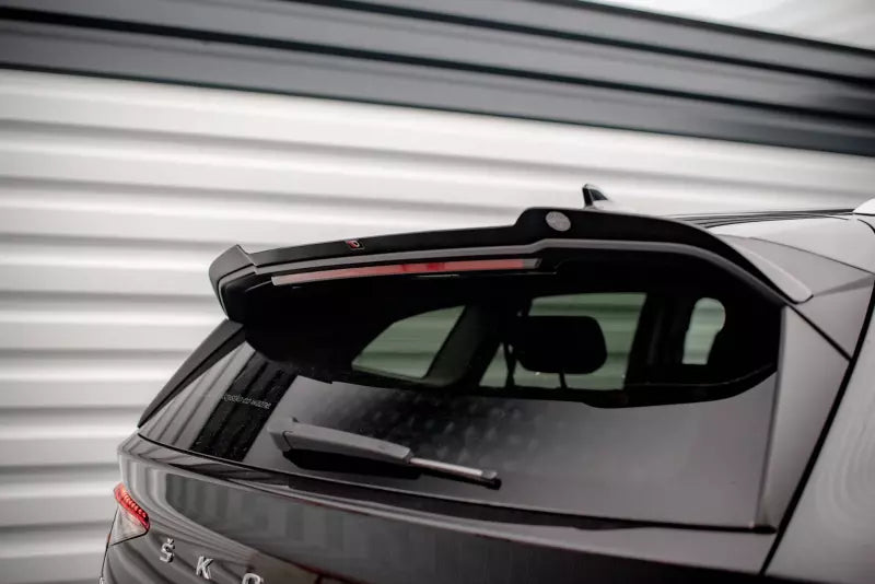 Maxton Design Heckspoiler Lippe für Skoda Enyaq iV Hochglanz schwarz – Ansicht 1