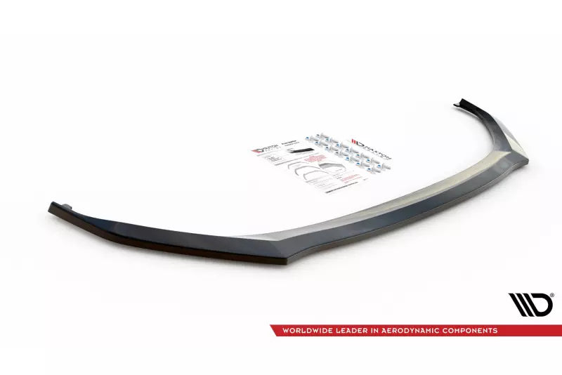 Maxton Design Frontlippe V.1 für Skoda Enyaq iV Hochglanz schwarz – Ansicht 4