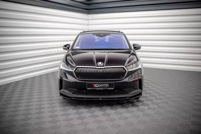 Maxton Design Frontlippe V.3 für Skoda Enyaq iV Hochglanz schwarz – Ansicht 2