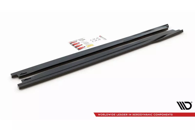 Maxton Design Seitenschweller (Paar) für Skoda Enyaq iV Hochglanz schwarz – Ansicht 4