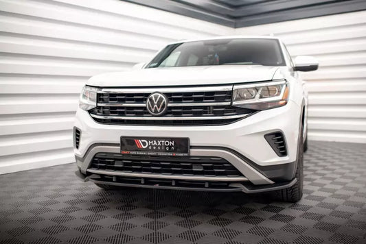 Maxton Design Frontlippe V.1 für VW Atlas Cross Sport Hochglanz schwarz – Ansicht 1