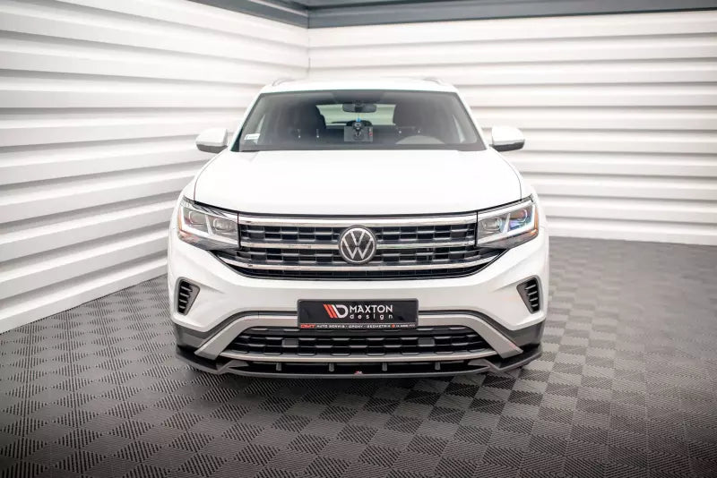 Maxton Design Frontlippe V.1 für VW Atlas Cross Sport Hochglanz schwarz – Ansicht 2