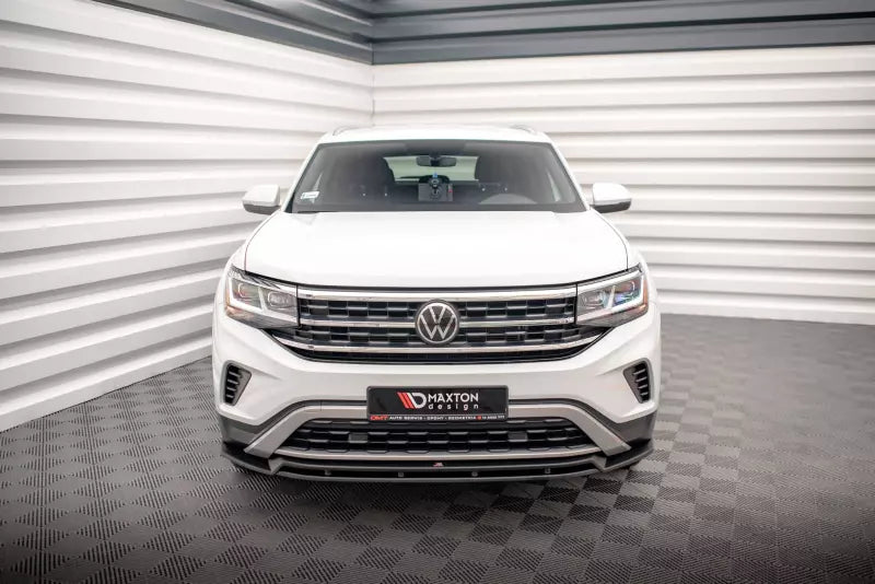 Maxton Design Frontlippe V.2 für VW Atlas Cross Sport Hochglanz schwarz – Ansicht 2