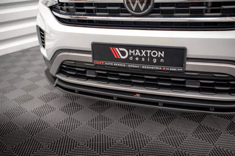 Maxton Design Frontlippe V.2 für VW Atlas Cross Sport Hochglanz schwarz – Ansicht 3