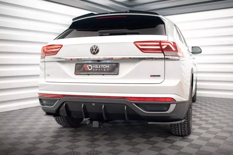 Maxton Design Heckdiffusor für VW Atlas Cross Sport Hochglanz schwarz – Ansicht 1
