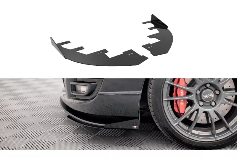 Maxton Design Street Pro Diffusor Flaps Mazda 3 MPS Mk1 Hochglanz schwarz – Ansicht 1