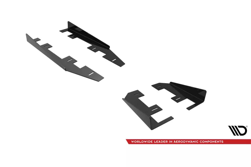 Maxton Design Street Pro Schweller Flaps Mazda 3 MPS Mk1 Hochglanz schwarz – Ansicht 4
