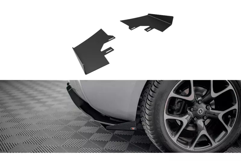 Maxton Design Street Pro Heckdiffusor Flaps Opel Astra GTC OPC-Line J Hochglanz schwarz – Ansicht 1