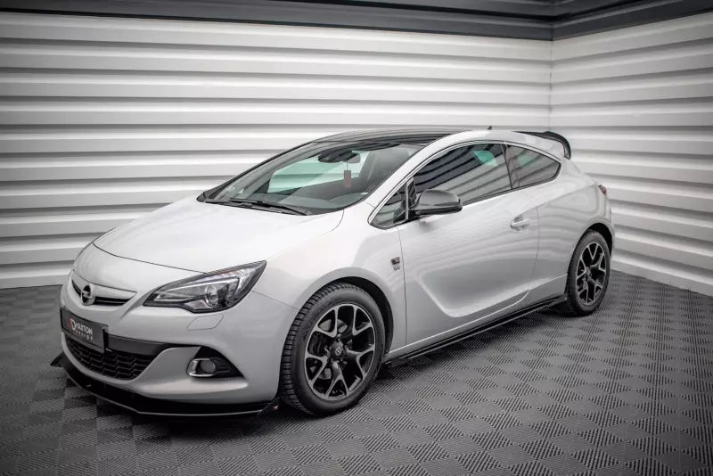 Maxton Design Street Pro Schweller Flaps Opel Astra GTC OPC-Line J Hochglanz schwarz – Ansicht 2