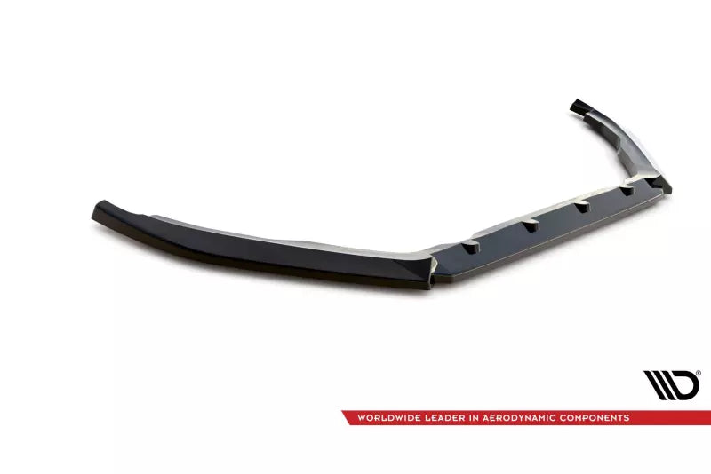 Maxton Design Frontlippe V.2 für Peugeot 208 GTi Mk1 Hochglanz schwarz – Ansicht 4