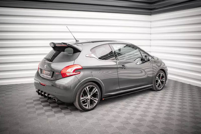 Maxton Design Seitenschweller (Paar) für Peugeot 208 GTi Mk1 Hochglanz schwarz – Ansicht 3