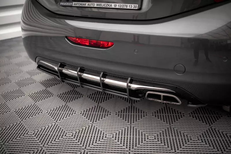 Maxton Design Street Pro Heckdiffusor für Peugeot 208 GTi Mk1 Schwarz – Ansicht 2
