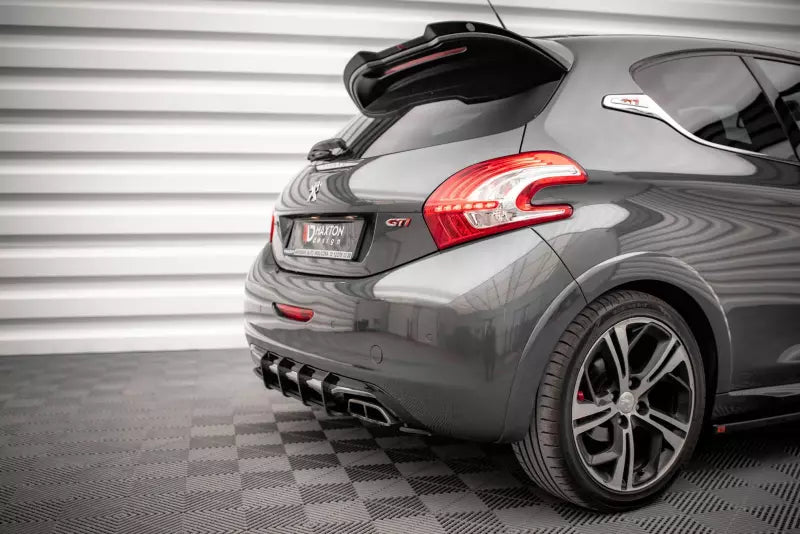 Maxton Design Street Pro Heckdiffusor für Peugeot 208 GTi Mk1 Schwarz – Ansicht 3