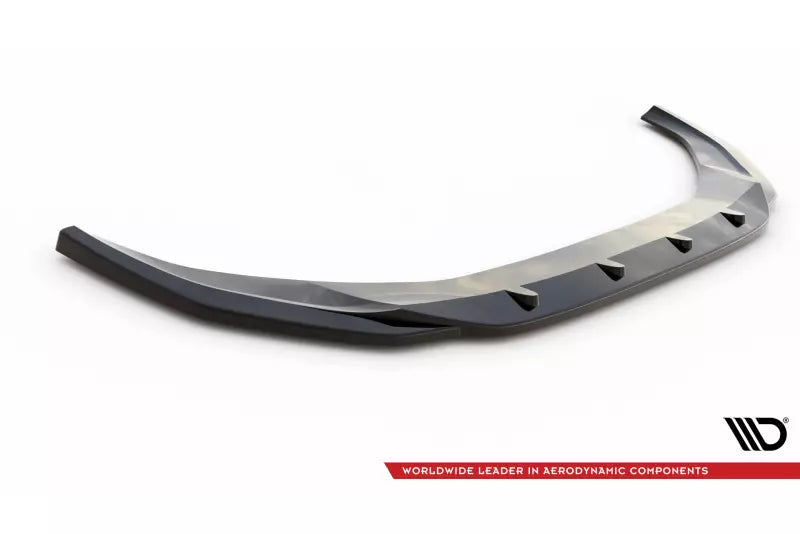 Maxton Design Frontlippe V.2 für Audi A4 B9 Facelift Hochglanz schwarz – Ansicht 4